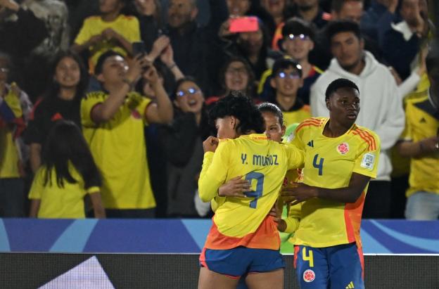 Yésica Muñoz anotó el gol de la victoria de Colombia vs. Camerún. / Foto: AFP.