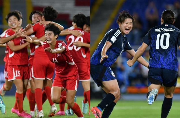 Final en el Mundial Femenino: Corea del Norte vs. Japón. / Fotos: AFP.