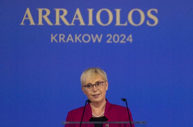 Presidenta de Eslovenia.