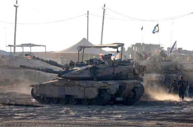 Tanque israelí.