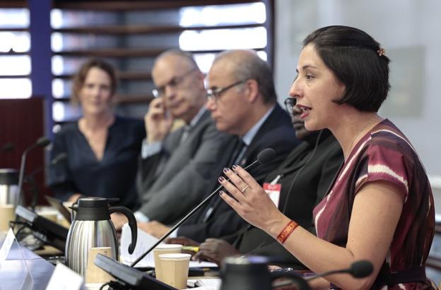 Ministra Martha Carvajalino.
