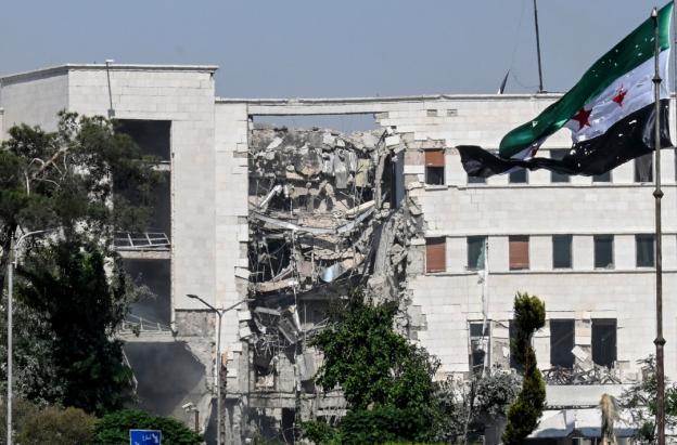 Bombardeos de Israel en Siria. / Foto: AFP.