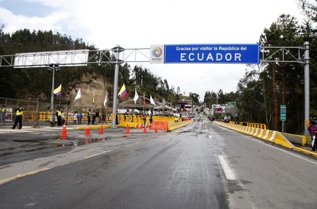 Frontera entre Colombia y Ecuador