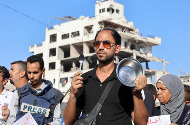 Crisis humanitaria en Gaza. / Foto: AFP.