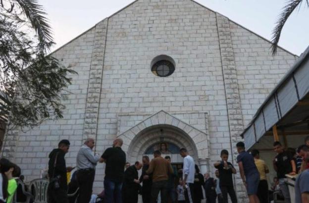 Iglesia católica en Gaza. / Foto: Vatican News.