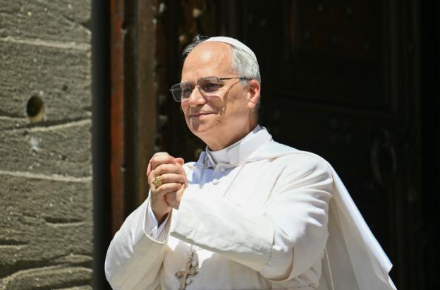 Mensaje del papa León XIV sobre Gaza. / Foto: AFP.