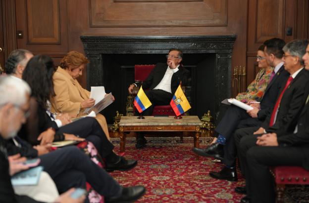 Reunión Bilateral entre el presidente Gustavo Petro y la Vicepresidenta de la República del Ecuador, Maria José Pinto