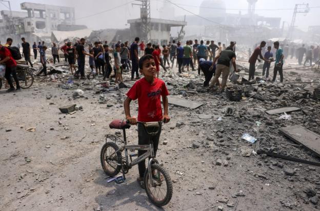 Niño en Gaza