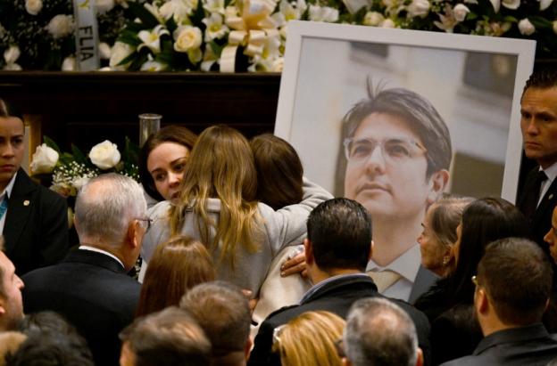 Honras fúnebres a Miguel Uribe Turbay.