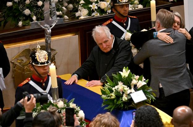Honras fúnebres a Miguel Uribe Turbay.
