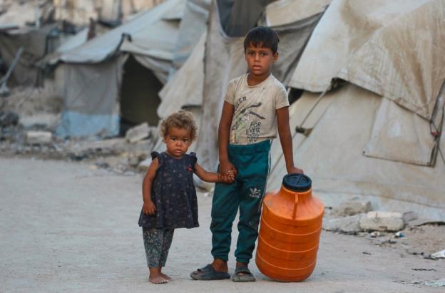 Niños en Gaza.