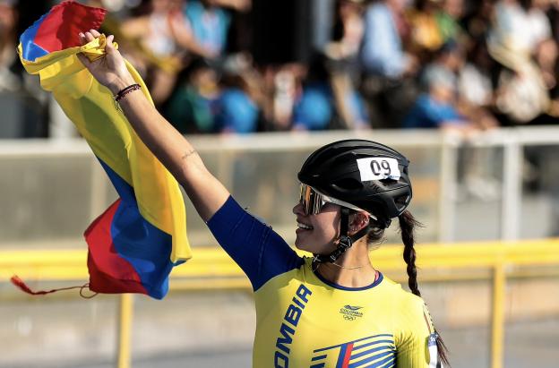 Gabriela Rueda, patinadora colombiana.