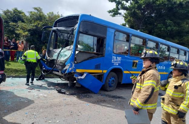 Accidente en Bogotá. / Foto: Redes sociales.