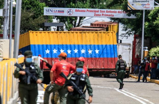 Retención de firmantes de paz en Venezuela. / Foto: AFP.