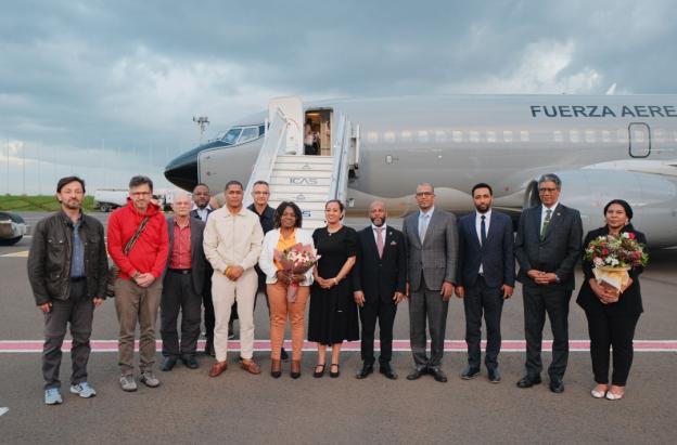 Viaje de Francia Márquez a África. / Foto: Cancillería.