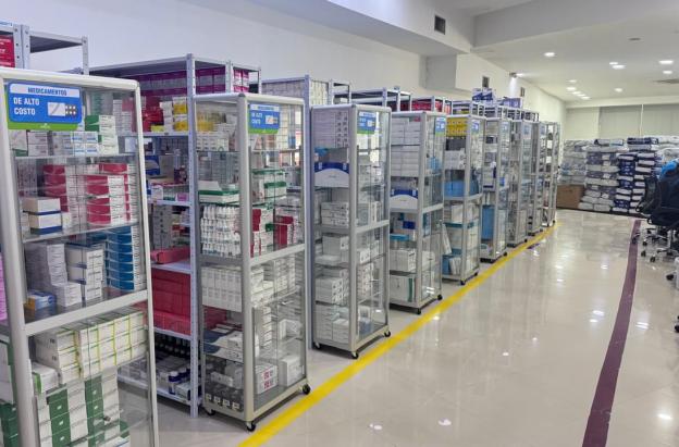 Instalaciones de gestor farmacéutico.