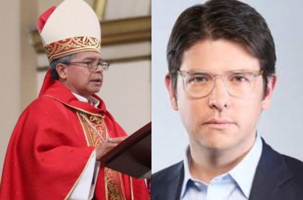 Cardenal Rueda sobre muerte de Miguel Uribe. / Fotos: Vatican News y Senado.