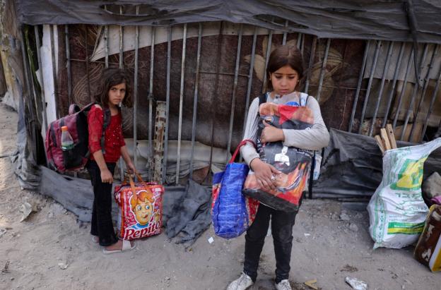 Niños Franja de Gaza. / Foto: AFP. 