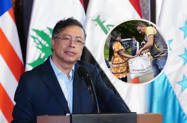 Petro sobre Colombia sin Hambre. / Foto: Presidencia y DPS.