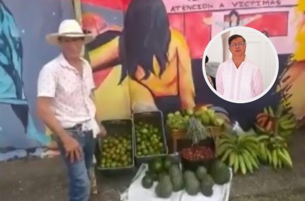 Producción campesina Finca La Comuna. / Fotos: Captura de video y Presidencia.