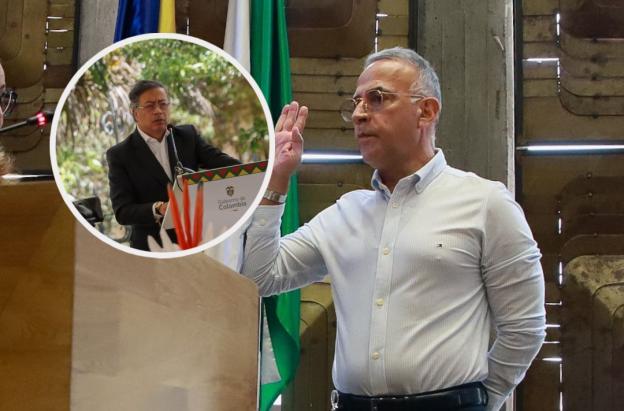 Petro pide investigar a secretario de seguridad de Antioquia. / Fotos: Presidencia y Gob de Antioquia.