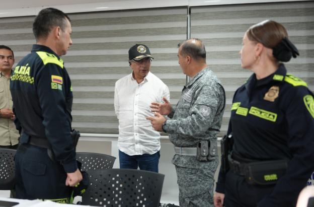 Petro sobre decisiones de la seguridad en Cali. / Foto: Presidencia.