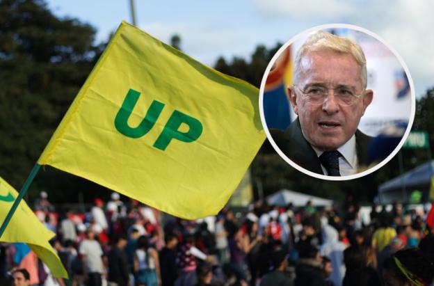 UP le responde al expresidente Uribe Vélez. / Fotos: UP y AFP.