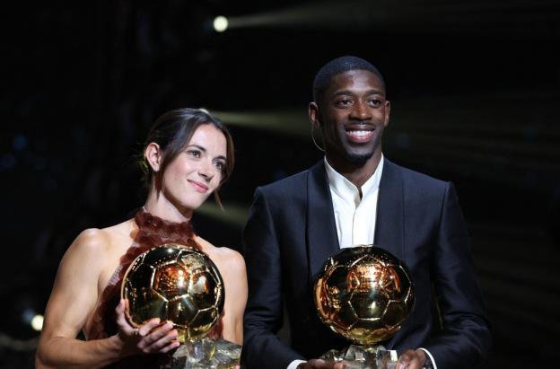 Aitana Bonmatí y Ousmane Dembélé