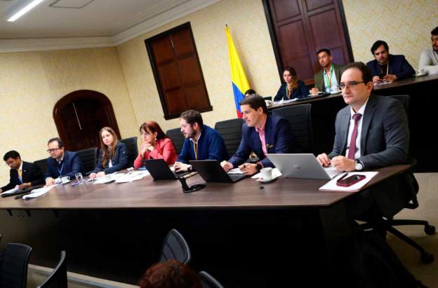 ​Encuentro de alto nivel de la directora de la Cancillería, Patricia Cortés Ortiz, y la secretaria general de la Fundación Consejo España-Colombia, Carmen Fernández.​