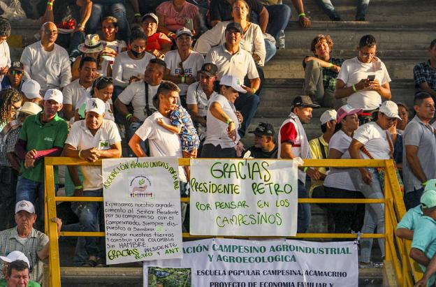 Campesinos colombianos.