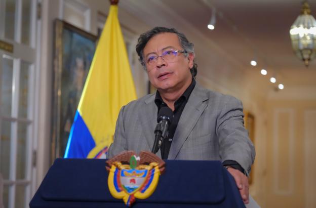 Presidente Petro durante la alocución presidencial del 14 de septiembre