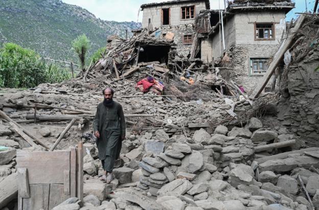 Terremoto en Afganistán. / Foto: AFP.