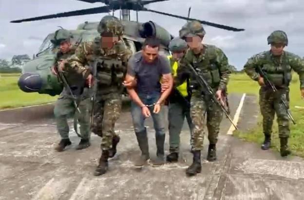 Captura de alias 'El Paisa'. / Foto: Ejército.