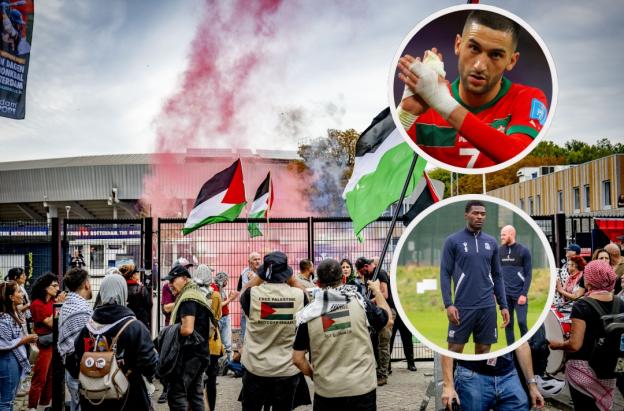 Atletas por la paz. / Fotos: AFP. 