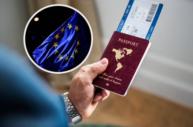 Nuevo sistema para entrar a Europa. / Fotos: Freepik y AFP.