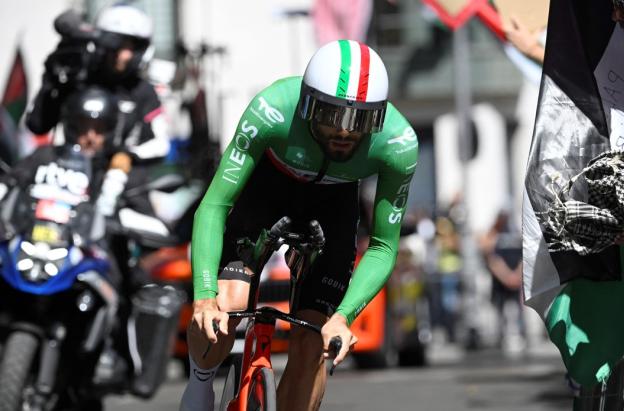 Filippo Ganna se quedó con la crono individual de La Vuelta 2025