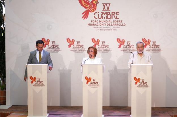 Foro de Migración en La Guajira. / Foto: Cancillería.