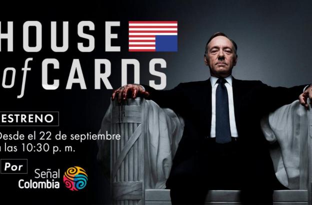 Pieza gráfica House of Cards.