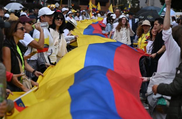 Informe de derechos humanos en Colombia. / Foto: AFP.