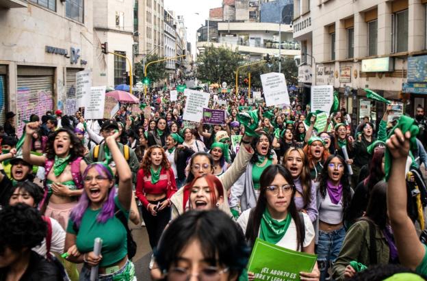 Movilizaciones. / Foto: AFP.