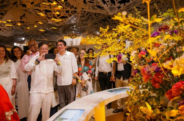 Pabellón Colombia en Osaka es todo un éxito. / Foto: Presidencia.