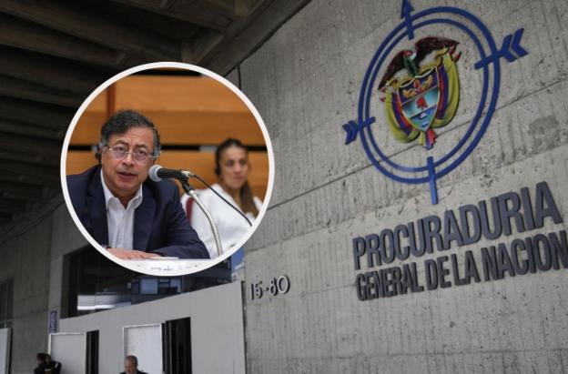 Petro sobre solicitud de la Procuraduría. / Fotos: Procuraduría y Presidencia.