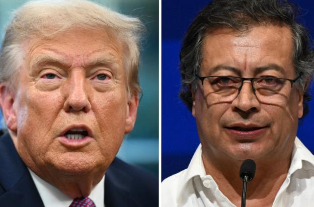 Respuesta del presidente Petro a Trump. / Foto: AFP.