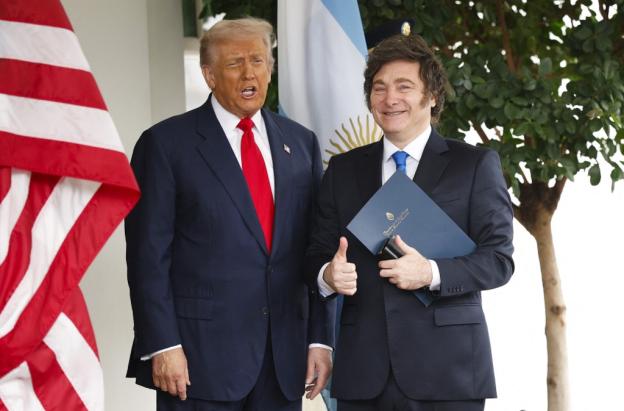 Milei y Trump.