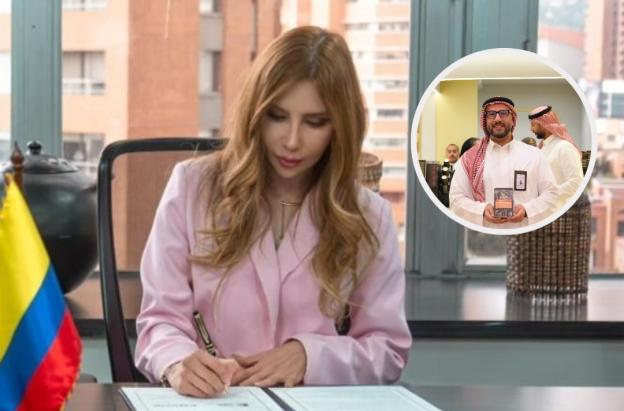 Acuerdo de Colombia y Arabia. / Fotos: MinComercio y Presidencia.