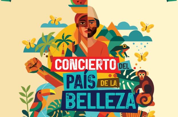 Concierto país de la belleza.