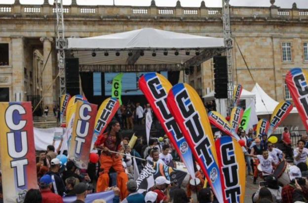 Movilizaciones el 14 de octubre. / Foto: CUT.