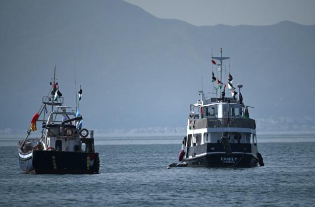 Flotilla humanitaria a Gaza. / Foto: AFP.