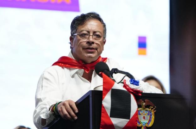 Petro en la Plaza Manuel Murillo Toro. / Foto: Pablo Pulido - RTVC.