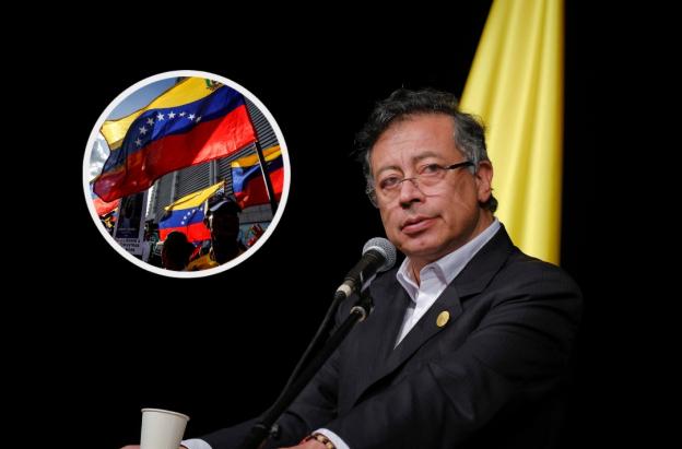 Presidente sobre la paz en Venezuela. / Fotos: Presidencia y AFP.